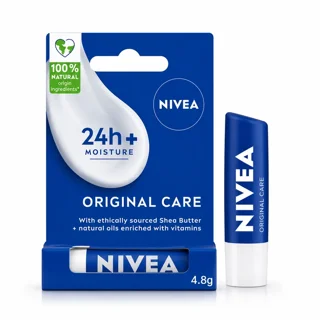 بالم لب نیوآ مدل Original Care بدون رنگ با آبرسانی ۲۴ ساعته